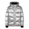 Winter Mens Outdoor Freizeit Mode Sport Down Jackets Weiß Enten Windbrise Männer Parkas Schichten Kragenhut Halten Sie warme Pailletten plus Größe Mantel Kaltschutz Kleidung