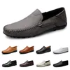 Gai Designer Men Casual Scarpe Abito Business Scarpe Scarpe da uomo marrone in stile britannico