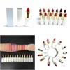 Makeup Sets 10 Piece Matte Lipstick Private Label Waterproof Easy To Wear Long Lasting White Magnetic Tube Red Lip Stick Custom Drop D Otjin