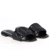 Gratis fraktdesigner Sandaler skor Kvinnor Slides tofflor Platform Black Pink Brown Womens Flip Flops Nappa Foam Rubber Matelasse Luxury Leather Slides
