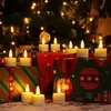 Velas LED Recarregam o Timer de Timer Remoto Flames Remoto para o dia dos namorados Candle Home Decoration Christmas 240417