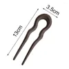 Hair Clips Retro Geometric U-Shaped Sticks For Women Summer Sweet Fork Hairpins Bun Maker Fashion Headdress Accessories