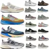 Nouveau OG 9060 Chaussures de course Cherry Blossom Team Forest Green Blue Haze Sea Salt Bricks Wood Rain Cloud Gray 990 MENSEM