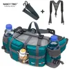 Bolsa de cintura de senderismo al aire libre Cycl mochila Botella de montaña impermeable Nylon Camping Mochila Accesorios de senderismo Hunting 240418