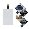 DRIVES 10 PCS/LET GRATIS LOGO 100% Capaciteit 4 GB 8GB 16 GB 32 GB Creditcard USB Flash Drive Aangepaste Logo Top Kwaliteit Creatieve Pendrive