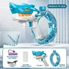 Water Gun Electric Pistol Absorption Shooting Summer Beach Outdoor Full Automatic HighPressure Childrens Toy Gift 240420