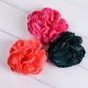 Dekorative Blumen 8 cm verbrannter Satin Stoff für Kinder Stirnbänder Haarband Haarschmuck DIY Accessoires