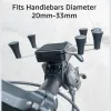 Står motorcykelstyrningstelefonmonteringshållare cykel mobil mobiltelefon hållare smartphone support för iphone 11 xiaomi huawei