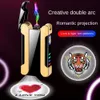 New Love Projection Arc Electronic Windproof Customizable Lighter