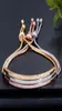 6pcslots mode enkel justerbar kvinnlig tennisarmband inlay strasspar par smycken 3 färg c512007040