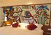 Древние египетские фрески мечты гостиная спальня Телевизионная фоновая настенная бумага 3d пользовательские обои.