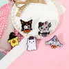 Halloween Horror Kuromi Cats Ghosts Spettatura Cine Film Anime Giochi Hard smalto per spille da battuta da zaino con spalla di cartone animato badge.
