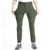 Calça casual de trechos de primavera Men Multifunction Elastic Ultra-Tosble Long Troushers Longo Calças Táticas de Carga Tactical S-8xl 240420