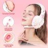 Ушные наушники Qearfun Led Hearset Gamer Наушники с микрофонами розовые наушники Gaming Hearset Gamer Girl Wired Hellemets для ПК PS4 Ноутбук