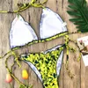 MJ-122 2019 Dos piezas Femeninas Floral Push-up Bugurí conmovedor Bikini Bikini Triángulo Triángulo Triángulo Traje de baño de baño 278L