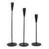 Candle Holders 3pcs Dinner Simple Romantic Home Coffee Long Taper Modern Holder Tall Cup