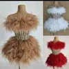 Stage Wear Rhinestone Weighin Women Mini Sexy Dress Sexy Khaki Glitter Dancer Showgirl Wear Birthday Nightclub Costume D240425