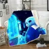 Set CLOOCL addensare la coperta anime undertale sans stampare coperte lanci per letti adolescenti decorazioni per la casa da letto trapunta