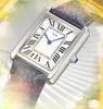 Super Women Lovers regarde 28 mm Japon Automatic Quartz Movement Clock imperméable Black Blue Brown Cow Cuir-Must-Design Three Pins Design Lady Wristwatch