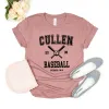 T-shirts Twilight T-shirt Forks Tshirt Cullen Baseball Shirt Unisexe Femmes Men Tshirts Tee Graphic Streetwear Femmes Top Crewneck Tshirts