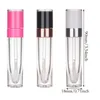 Storage Bottles 50 Pcs/lot 5ML Empty Lip Gloss Tube Contianers Lipgloss Bottle Plastic Holder With Rubber Plug For Wholesale