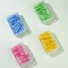 Brosse à dents 60 PCS / Boîte coton dentaire Brosse interdentaire dentaire 0,61,5 mm Nettoyage entre les dents Oral Care Orthodontic I Face Floss dentaire