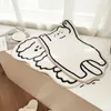 Tappeti tappeti da cartone animato coreano tappeto per gatto creativo per camera da letto non slip tappeto grazioso cane morbido tavolo da soggio