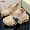 New 24ss Mens Ladies Latest Spring Summer Casual sports shoes Fashion Designer Brand Sneakers Thick Sole Heightened Black Mens Shoess