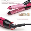Curling Irons JINDING 2-in-1 straightener curler ceramic flat iron and care styling tool 110-220V Q240425