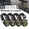Protetor 4 PCs Tactical Electroning Shooting Headsets Earsets