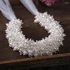 Headpieces Bridal Headwear Beaded Headband Wedding Dress Pearl