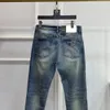 2024 Designer Herren-Denim Jeans Herren hohe Erscheinungsbild Hosen High-End-Qualität Gerade europäische Denimhosen Herren Schlanker Stretch Dünnhosen Luxusmarkenhosen Hosen