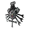 Relógios Ferramentas mecânicas Corte a laser Longplay Wall Clock Garage Car correção de parede decorativa relógio de parede moderno decoração para o centro de serviço de carro