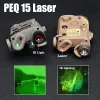 Światła PEQ15 WADSN PEQ15 Czerwony zielony niebieski wskaźnik laserowy Oryginalny znak WMX200 LASHLIGHT TAKLAKTAL Switch Airsoft Accessorie PicatinnyRail