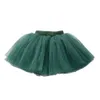 Kjolar tutu kjol fluffig för barn baby flickor balett tyll pettiskirt prinsessa födelsedagsfest dans kjolar 1-8 år småbarn kläder h240425