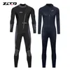 5mm Neoprene Wetsuit Women Men Long-sleeved Diving Suit Scuba Spearfishing Surfing Warm Swimsuit Equipment 240416