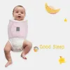 Swaddling Baby Swaddle 담요 스트랩 보호 배꼽 유아 조절 가능한 팔 수면 안전 배 랩