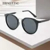 Zonnebrillen Zenottic retro recept zonnebrillen mannen gepolariseerd optische bijziendheid zonnebrillen vintage ronde bifocale zonnebrillen met diopter 240423
