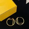 Orecchini di fascino Womens Premium Gold Earring Designer Letter Design Gioielli Fashion Fashion