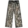 Men's Jeans Men Baggy Camouflage Straight Denim Pants Harajuku Streetwear Hip Hop Korean Fashion Man Trousers