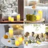 Flameless Led Candle Light with Remote Flame Moving Electronic LED Tea Battery Operated Lights for Home Christmas 240417