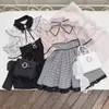 Blouses de femmes Summer Mine Girls Lolita Shirt Lace Bow Hollow Love Sheeve Top Top Fashion Elegant Button Shirts