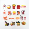 25 colori per bevande fast food anime incantesimi all'ingrosso di ricordi infantili divertenti cartone animato Accessori per scarpe Accessori per scarpe decorazioni in PVC Fibbollie