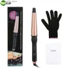 Curling Irons Professional curled iron 1.25 inch tourmaline ceramic hair rod with dual pressure and scratch resistance including heat-resistant gloves Q240425