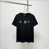 T-Shirt Mens Parisian Designer Balenciege رسالة طباعة 100 ٪ من القطن رجال الرجال القصير الأكمام غير العادية