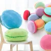 Poduszka macaron kształt macaron Pluszowa poduszka okrągłe ciasto poduszka sofa dekoracja dekoracji domu