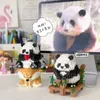 Fyllda plyschdjur Mikromonterade små partikelutbildningsleksaker Byggnadsblock Barnens gåvor Pojkar och flickor Panda 3D-pusselprydnader