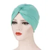 Hijabs Elastic Solid Color Pre-Tied Hijab Wrap Head Scarf Hats Muslim Turban Bonnet for Women Inner Hat Fashion Female Turbantes Caps d240425