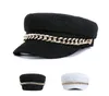 New Women Chain Beret Hat Women Newsboy Cap Autunno Cappelli invernali Cap di lana pittore di artisti Hat8642992