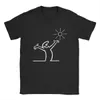 メンズTシャツ楽しいラネア夏の太陽Tシャツラウンドネック100％コットンTシャツバダムラインマン半袖ティー6xlトップT240425